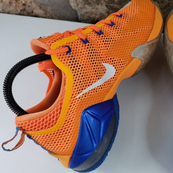 Nike LeBron 12 Low GS 'Cavs Classic' Bright Citrus Size: 5Y (Womens Size: 6.5) - Picture 8 of 14